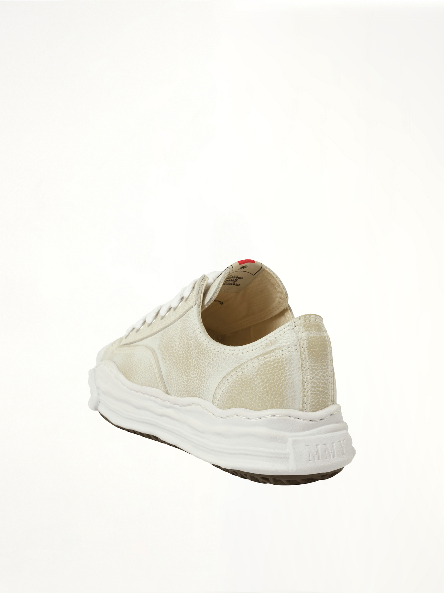 MAISON MIHARA YASUHIRO Hank OG Shrink Leather Sneaker (White)