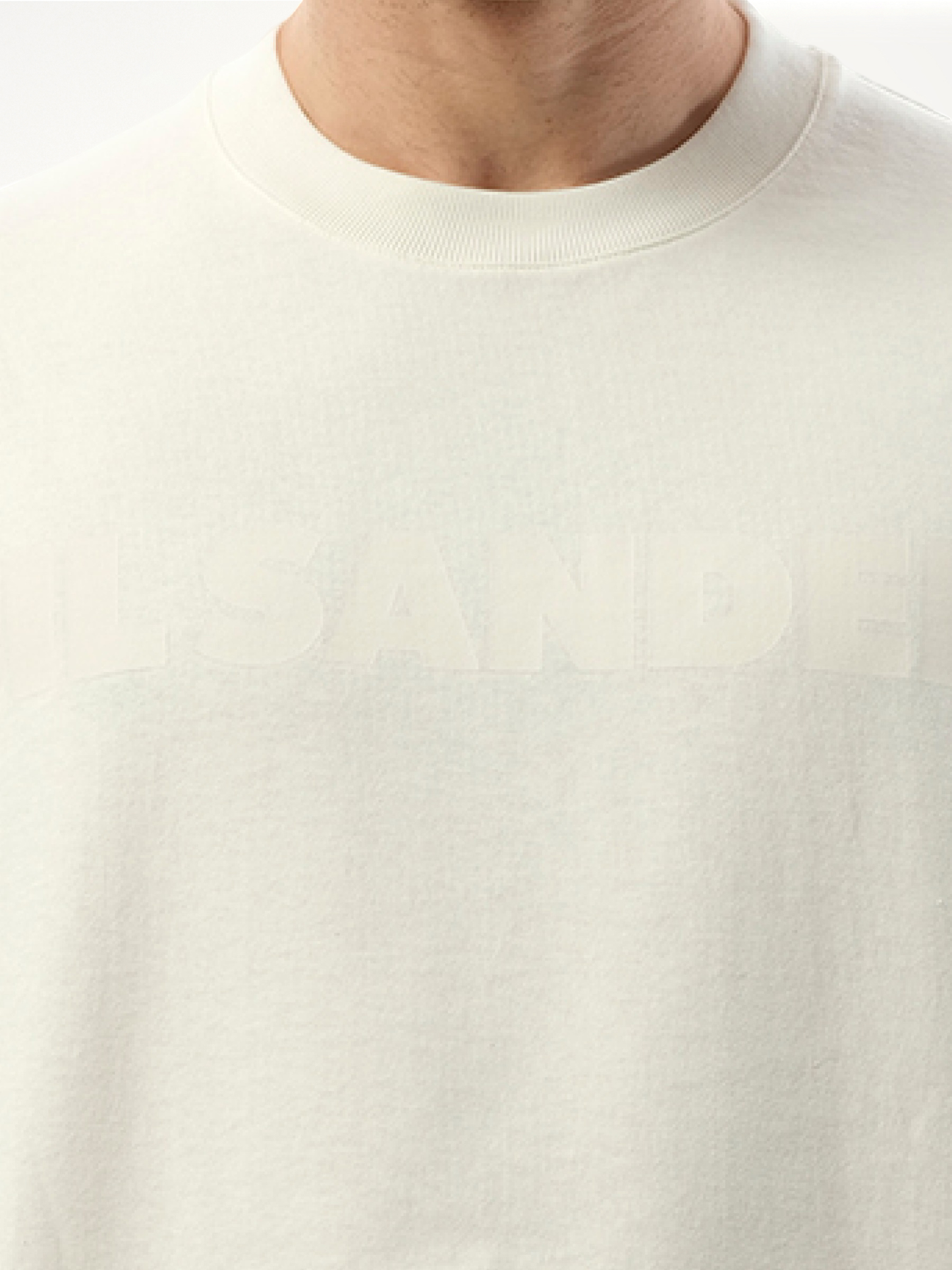 Tonal Jil Sander Logo T-Shirt (Porcelain)