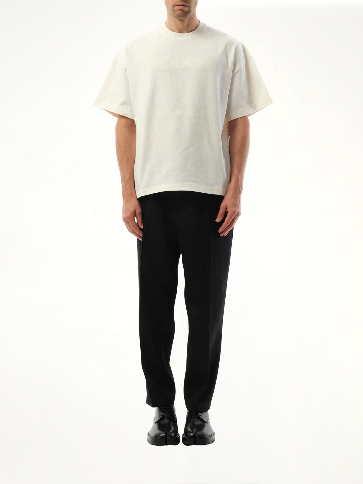 Tonal Jil Sander Logo T-Shirt (Porcelain)