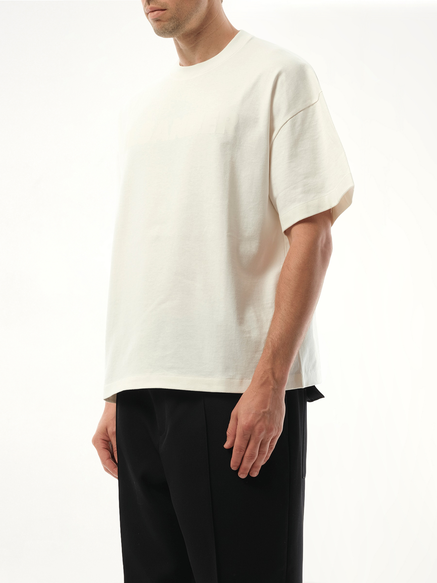 Tonal Jil Sander Logo T-Shirt (Porcelain)
