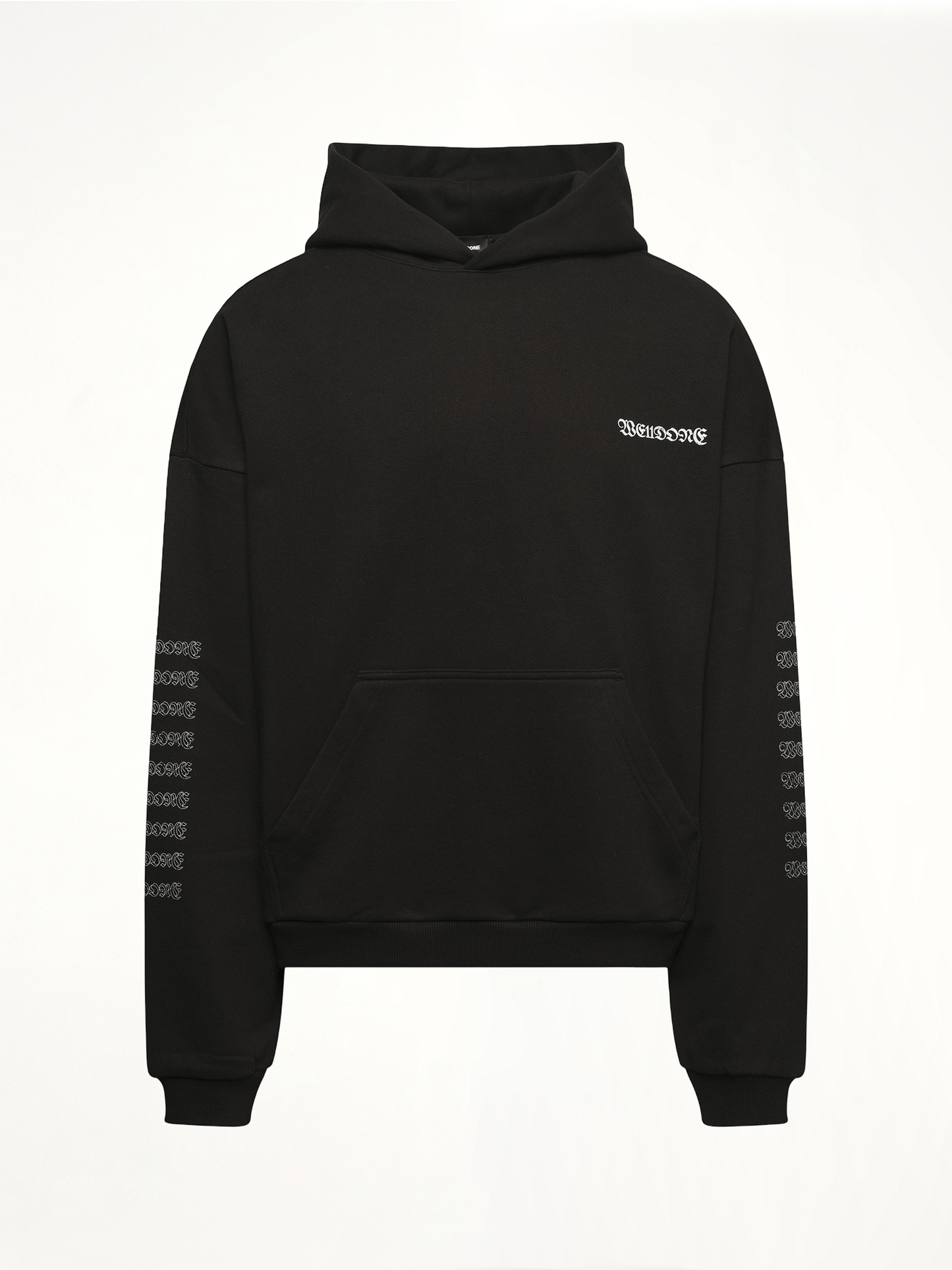 WE11DONE Punk Teddy Hoodie (Black)