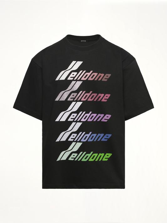 WE11DONE Multi-Logo T-Shirt (Black)
