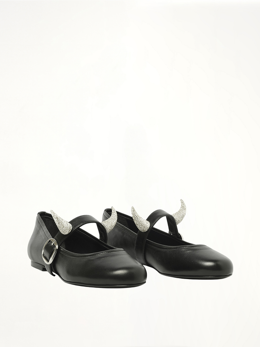 Disney x Coperni Horn Ballerina Belt Flat (Black)
