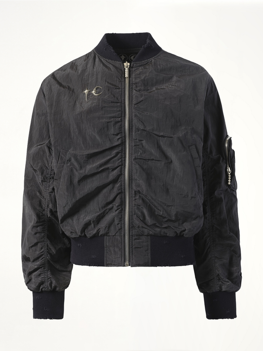 THUG CLUB Scarred Tango Charlie Bomber (Black)