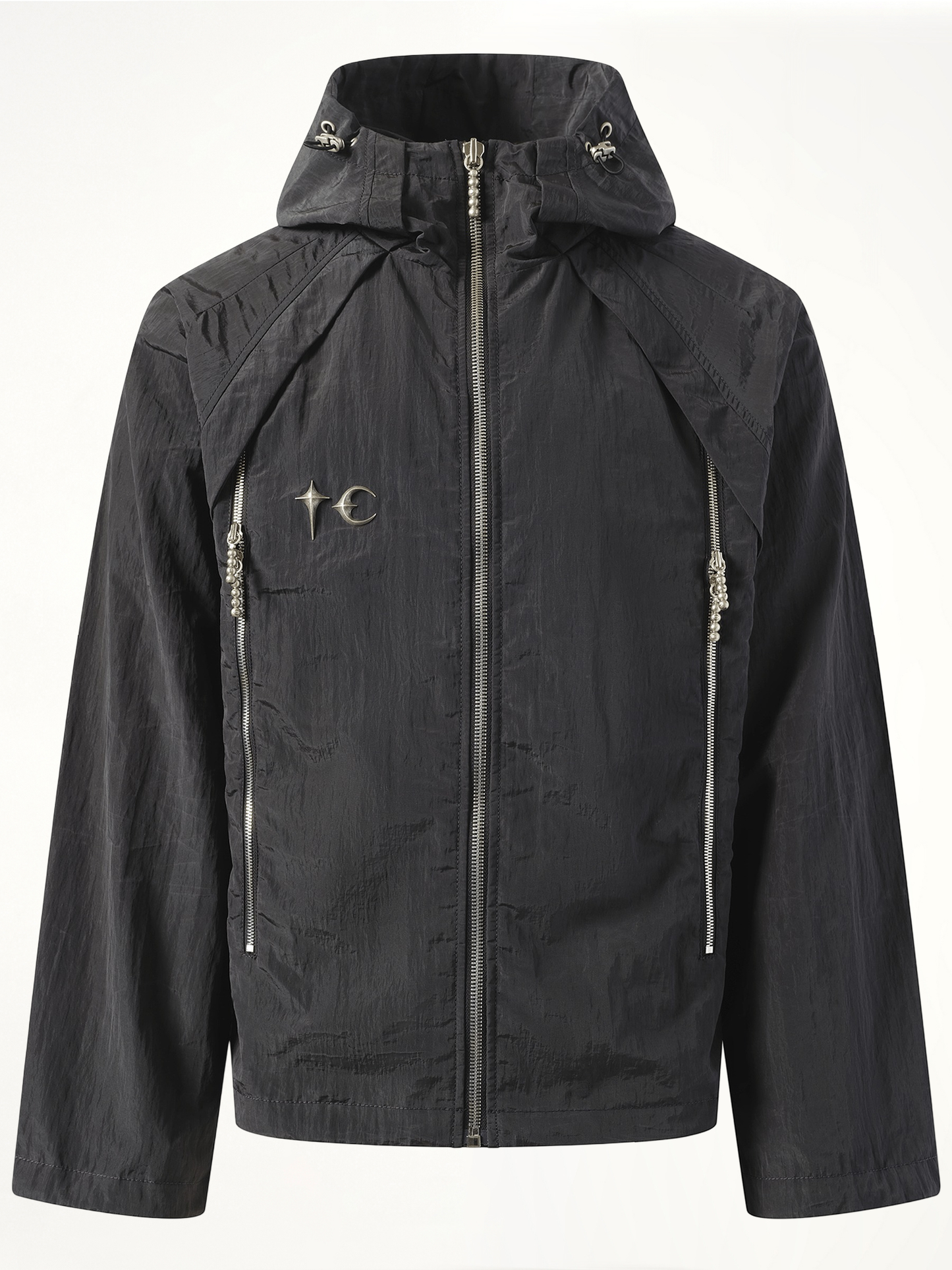 THUG CLUB Scarred Wind Soldier Jacket (Black)
