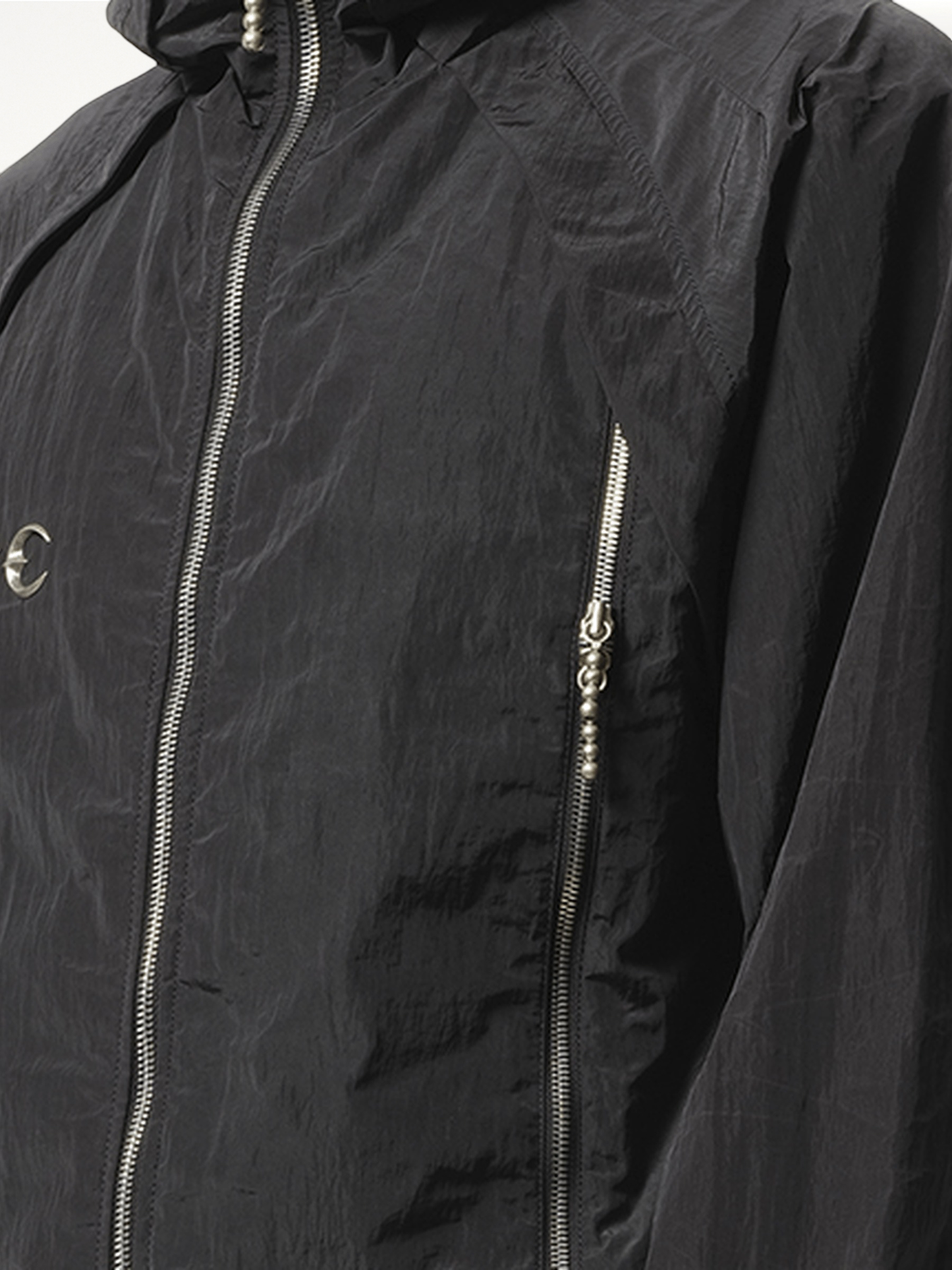 THUG CLUB Scarred Wind Soldier Jacket (Black)