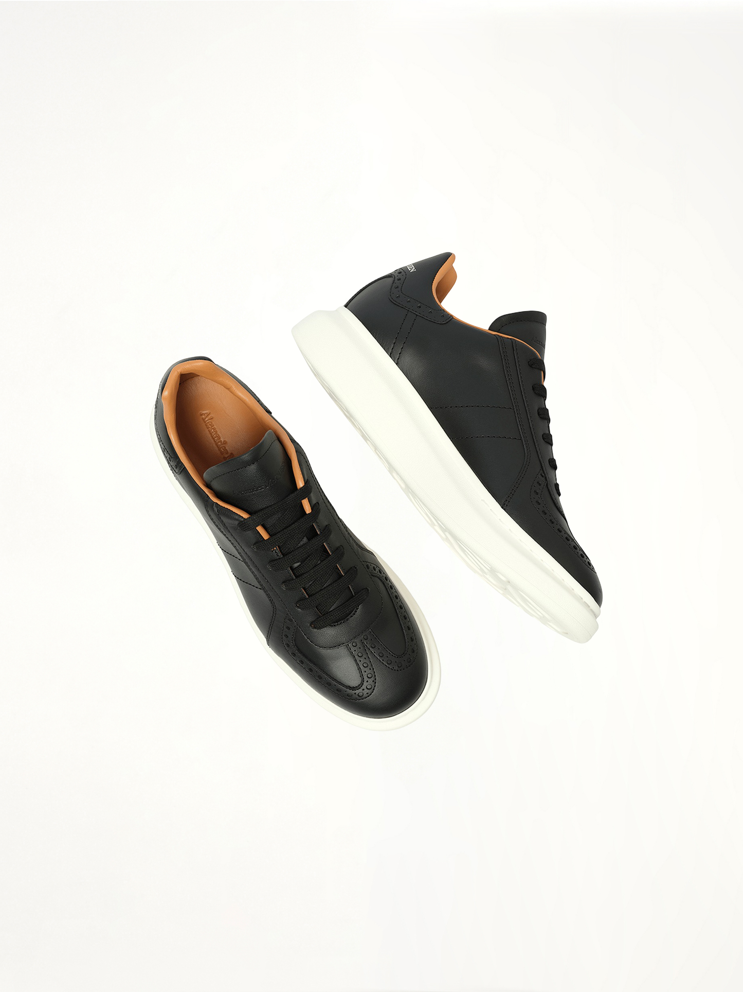 ALEXANDER MCQUEEN Candid Calf Larry Sneaker (Black)