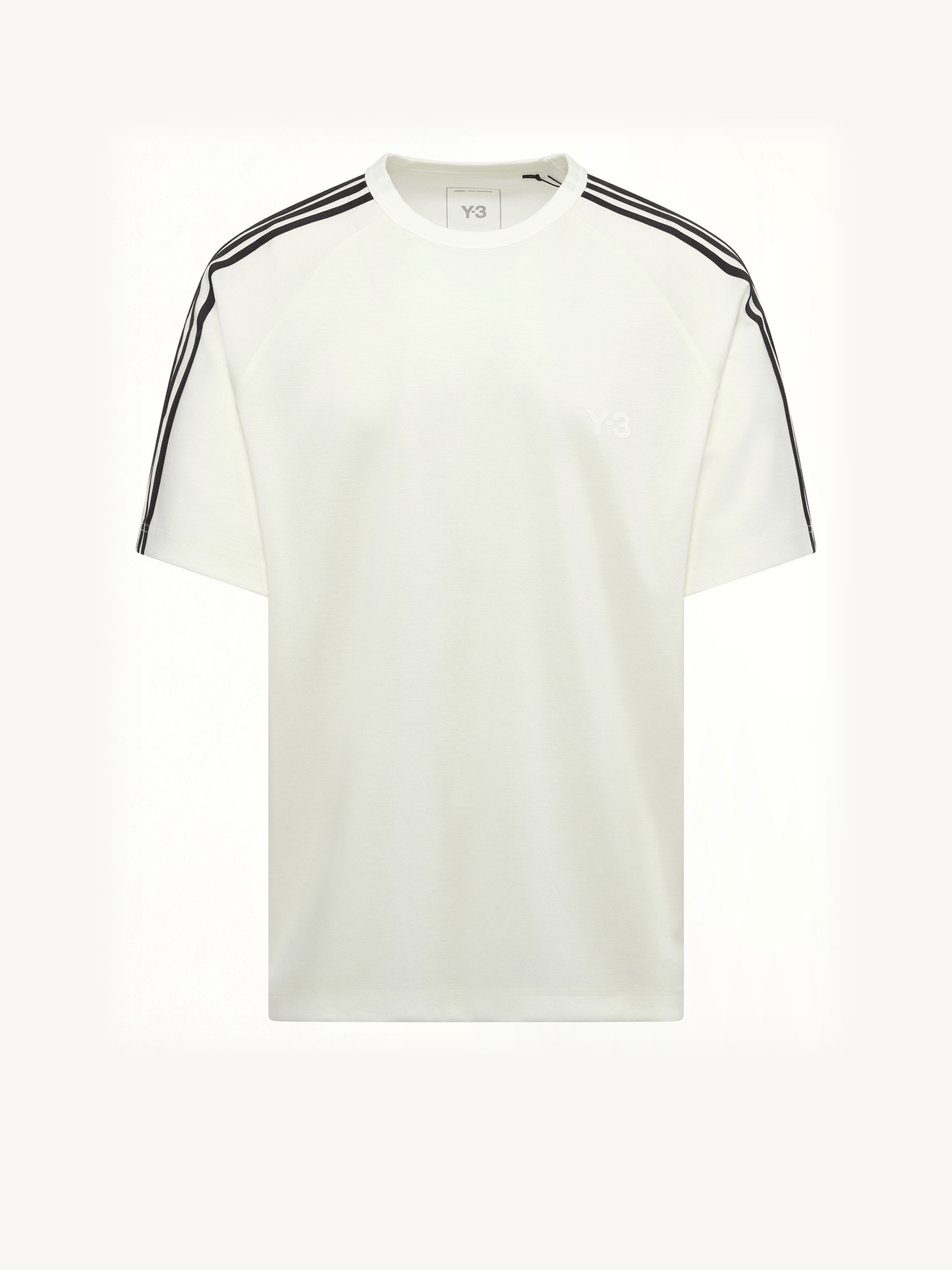 Y-3 Wire Stripe Short Sleeve T-Shirt (White)