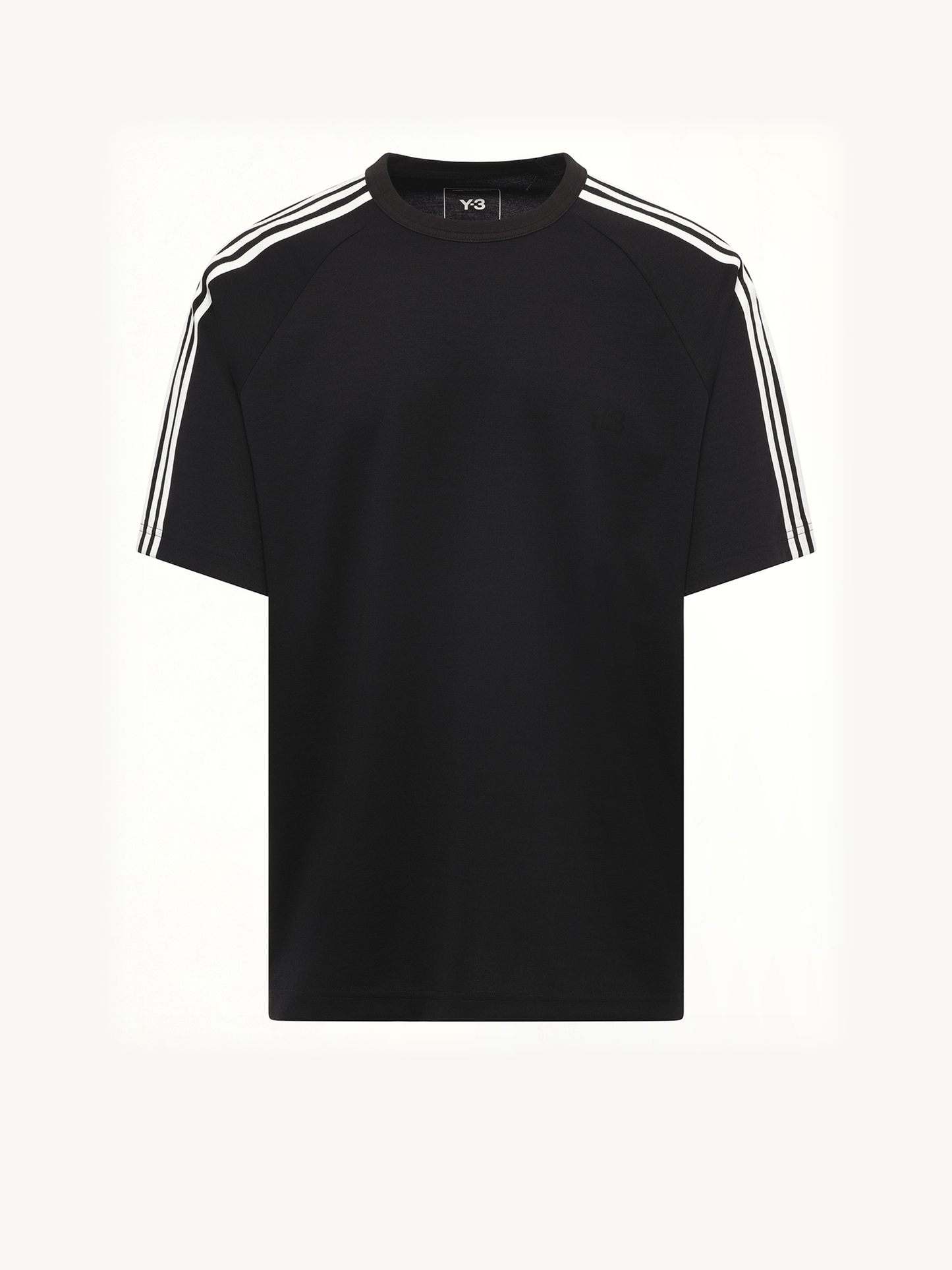 Y-3 Short Sleeve T-Shirt 3-Stripes (Black)