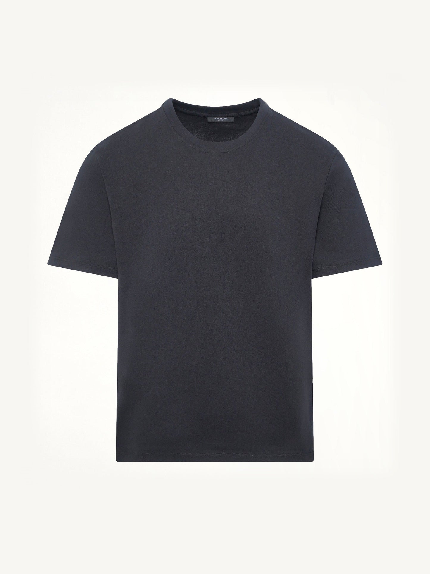 BALMAIN Back College Emblem T-Shirt (Black)