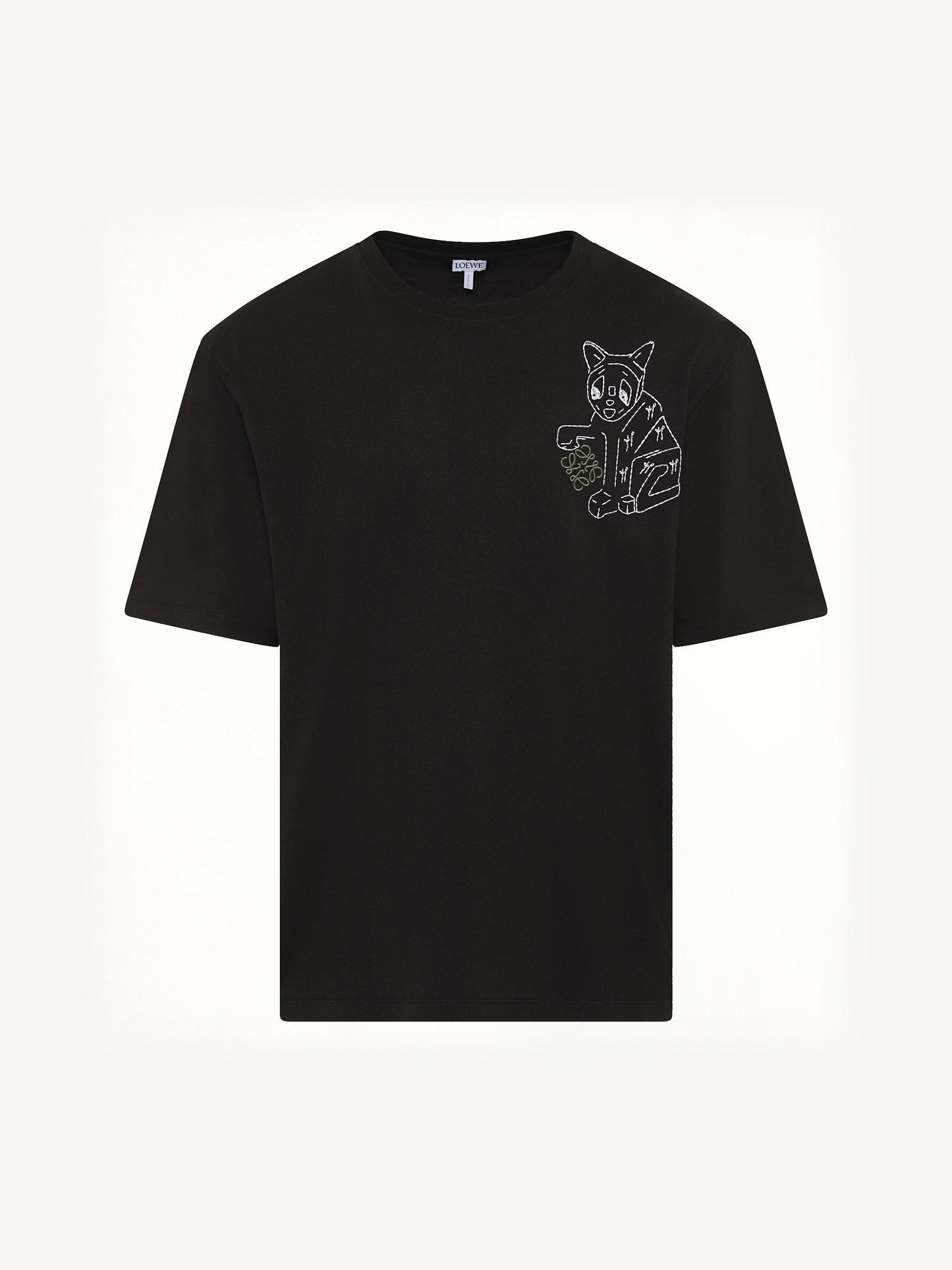 LOEWE Louis Wain Loose Fit T-Shirt (Black)