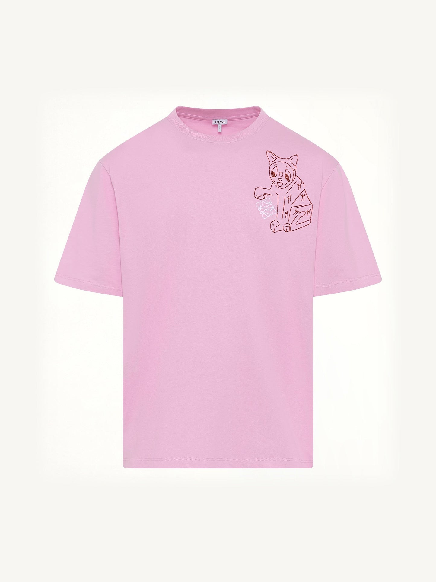 LOEWE Louis Wain Loose Fit T-Shirt (Pink)