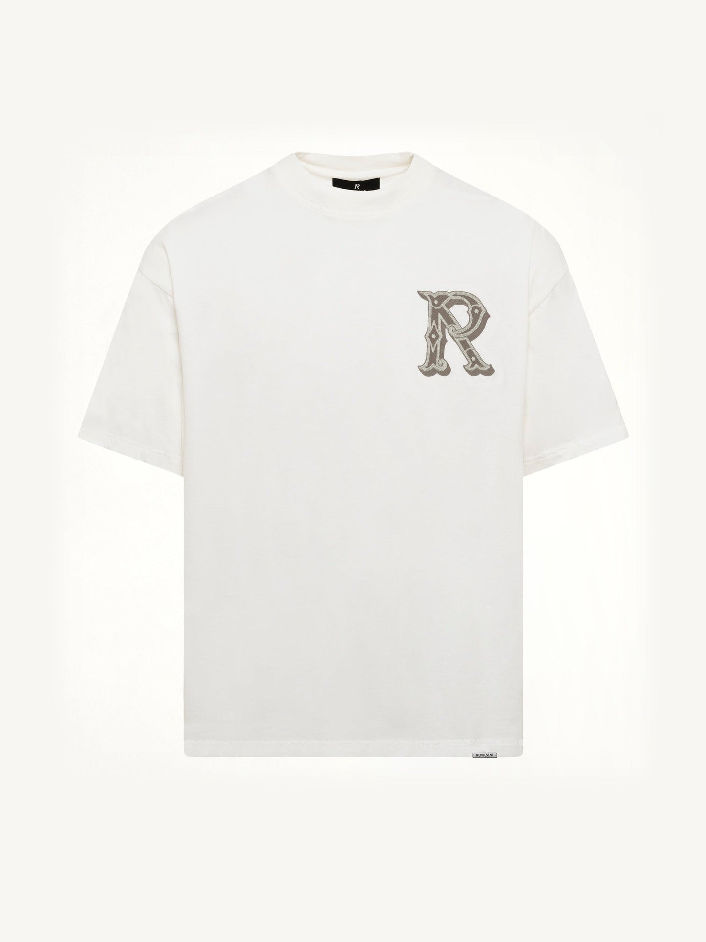 REPRESENT Western Initial T-Shirt (White)