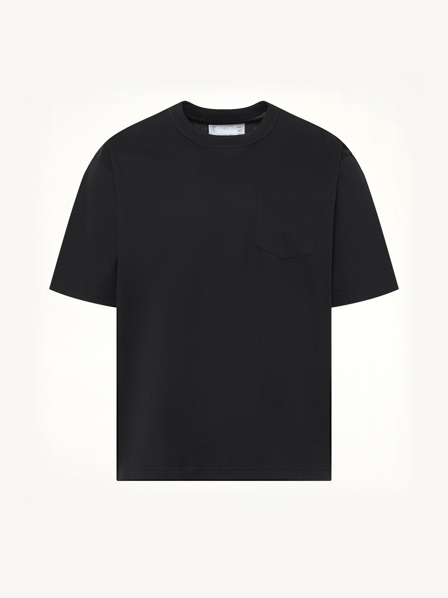 SACAI Cotton Jersey T-Shirt (Black)