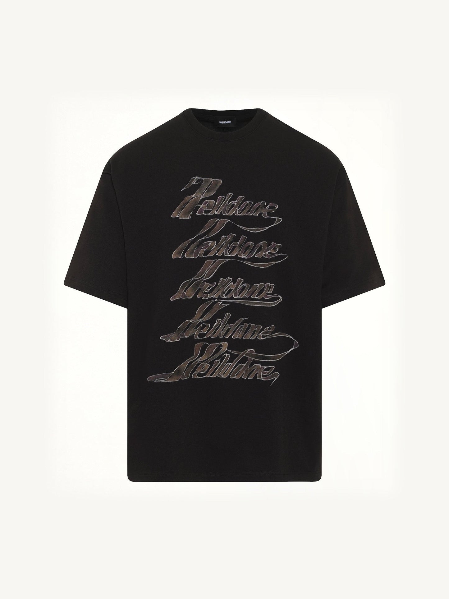 WE11DONE Ribbon Multi-Logo T-Shirt (Black)