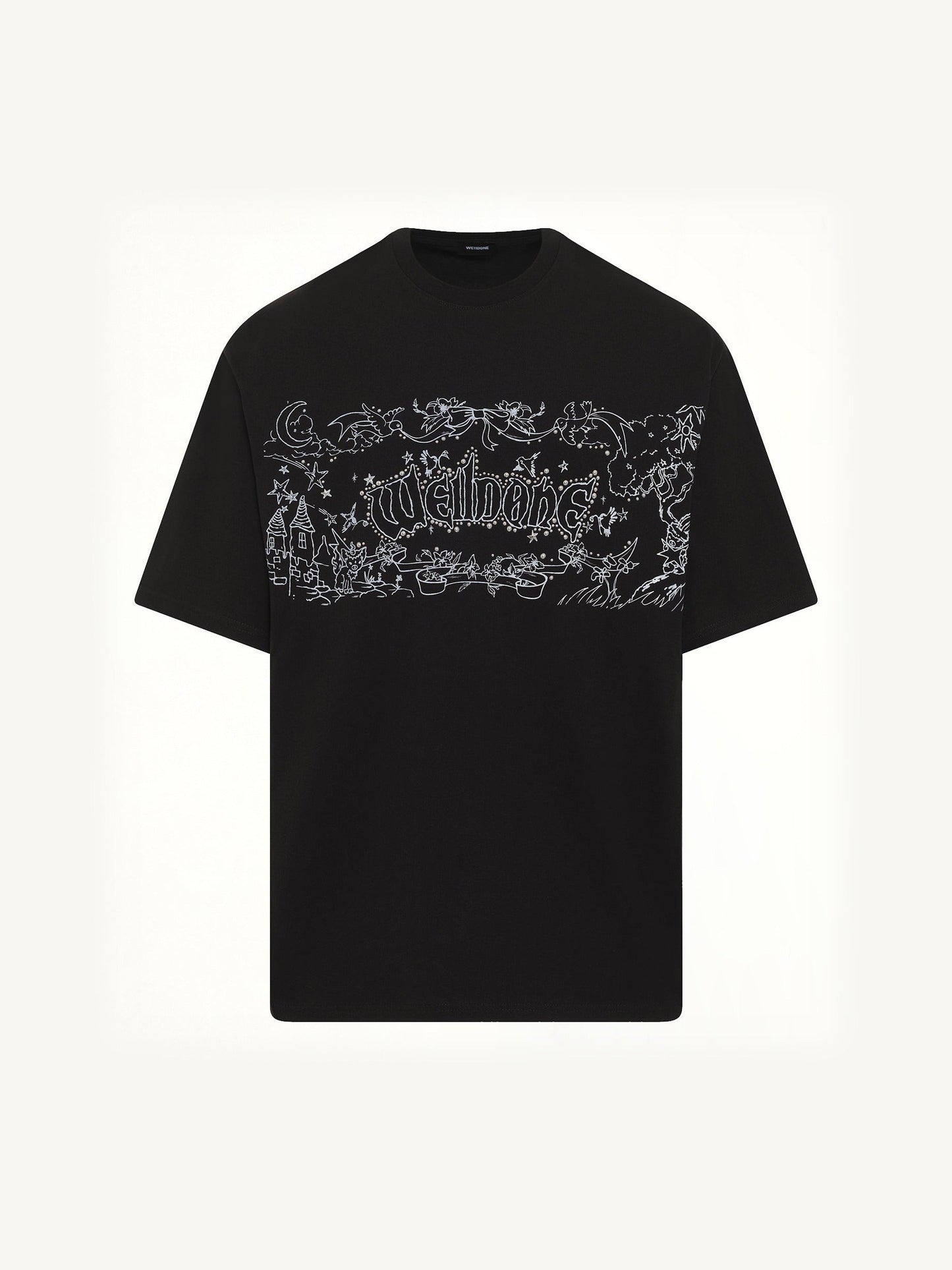 WE11DONE Ending Credit T-Shirt (Black)