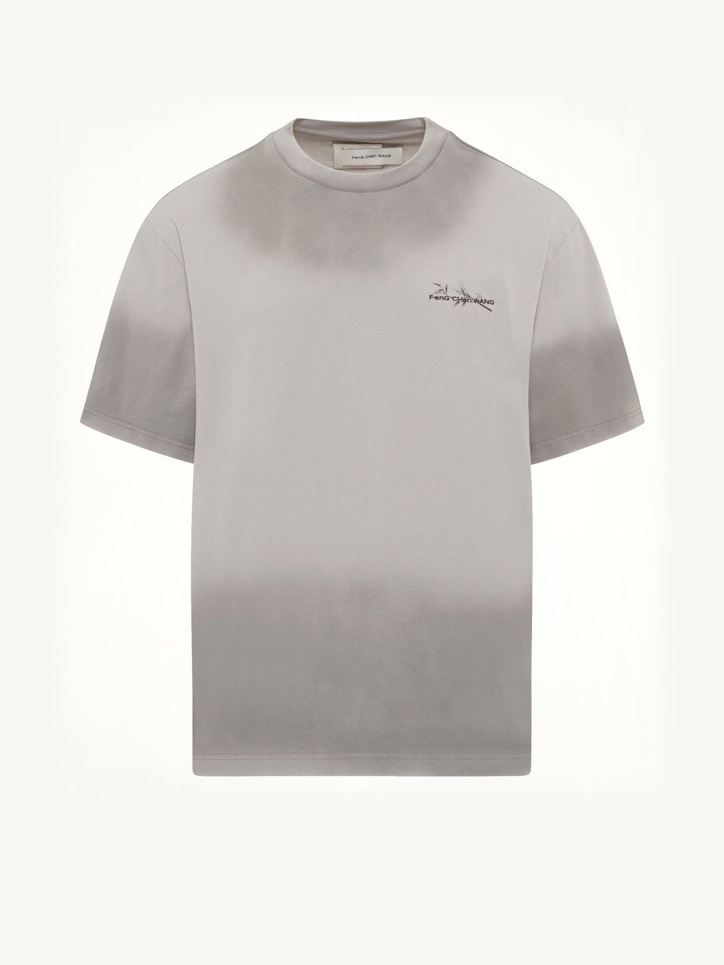 FENG CHEN WANG Spray Painted Logo T-Shirt (Grey)