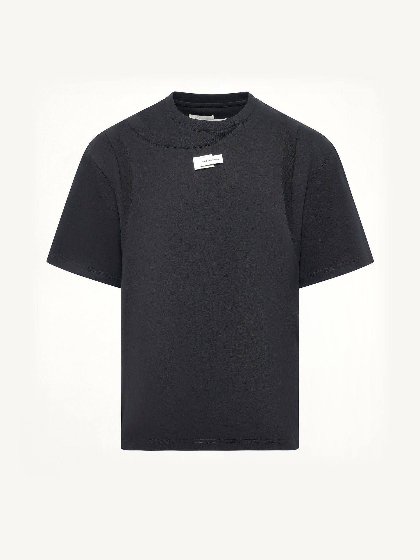 FENG CHEN WANG Deconstructed T-Shirt (Black)