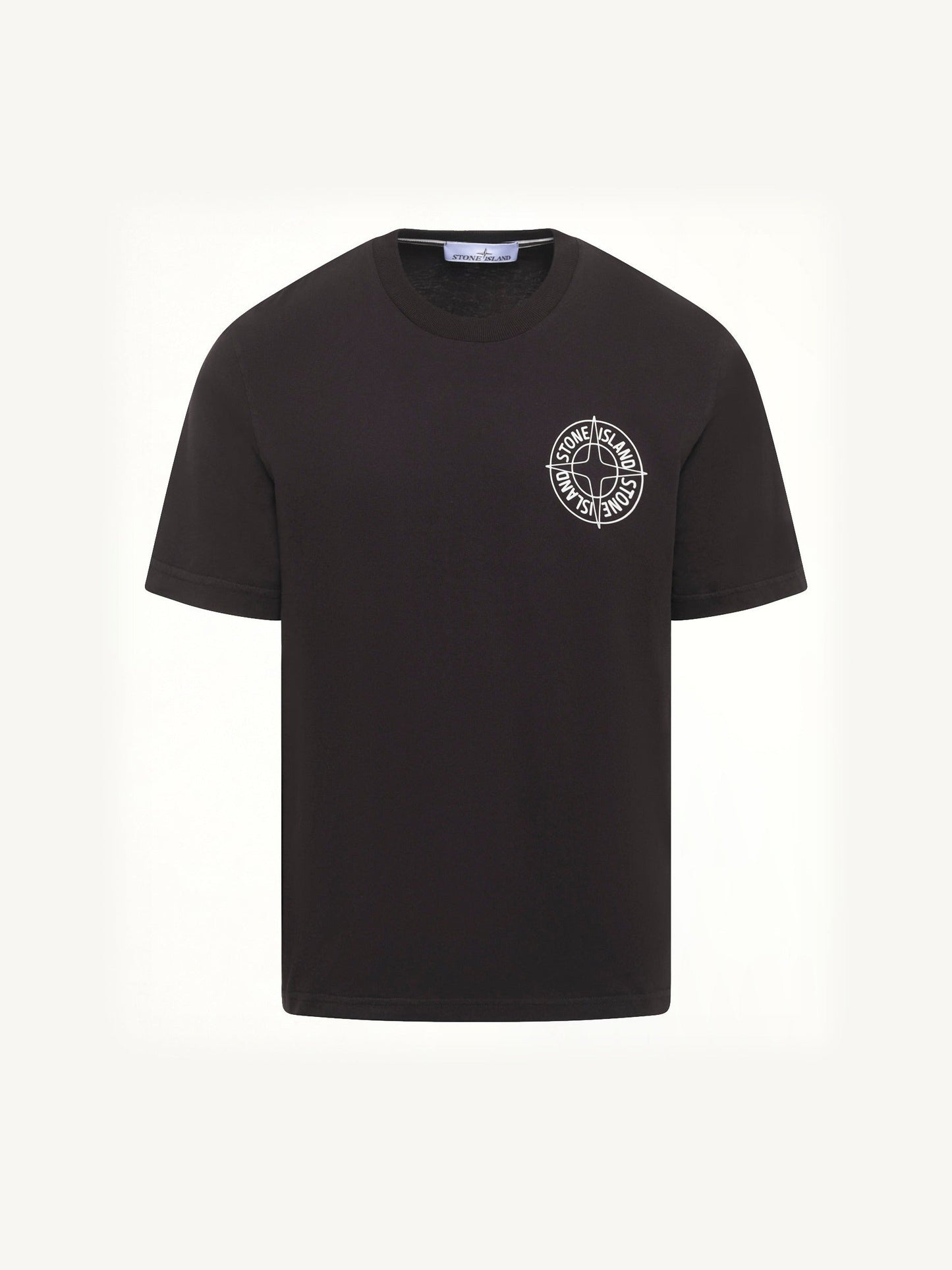 STONE ISLAND 2100001 Chest Logo T-Shirt (Black)
