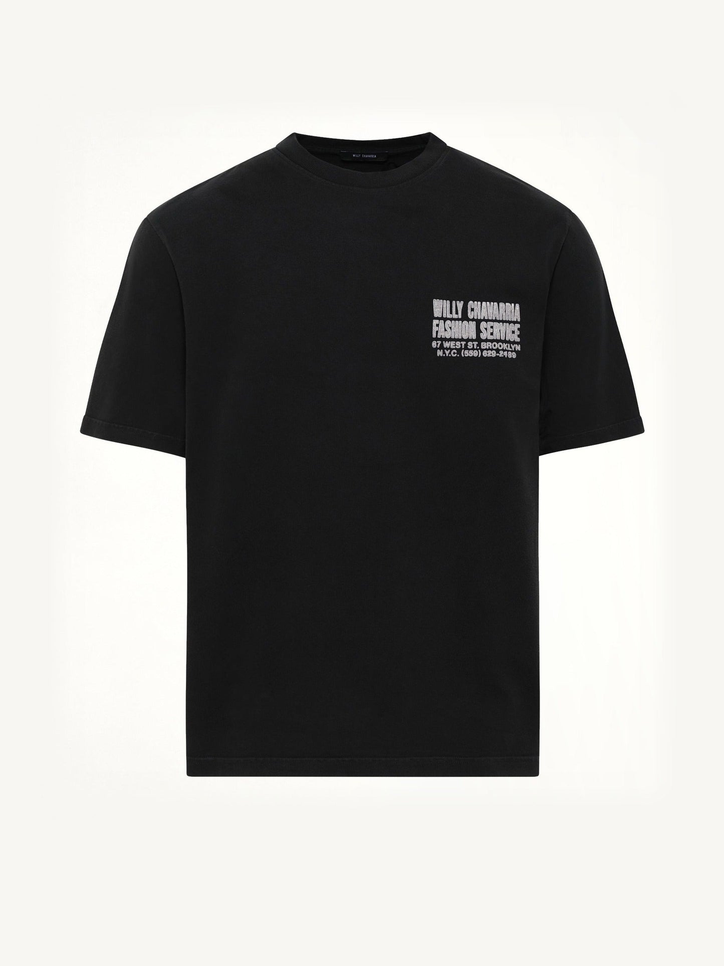 WILLY CHAVARRIA "Fashion Services" Standard T-Shirt (Black)