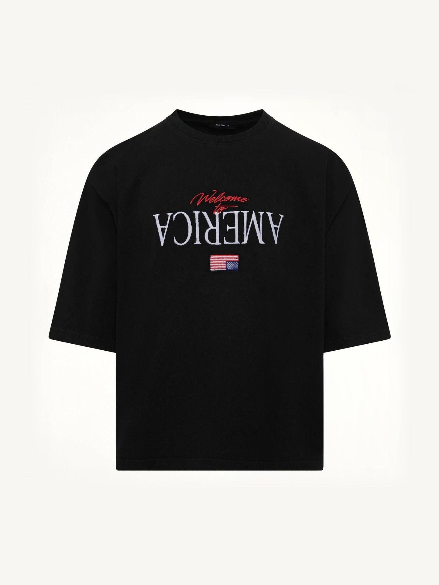 WILLY CHAVARRIA Welcome To America Buffalo T-Shirt (Black)