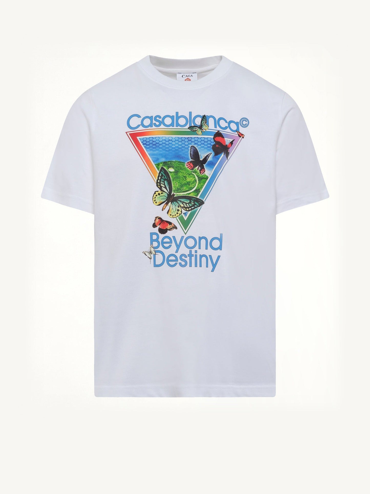 CASABLANCA Tennis Club Icon Beyond Destiny Classic T-Shirt (White)
