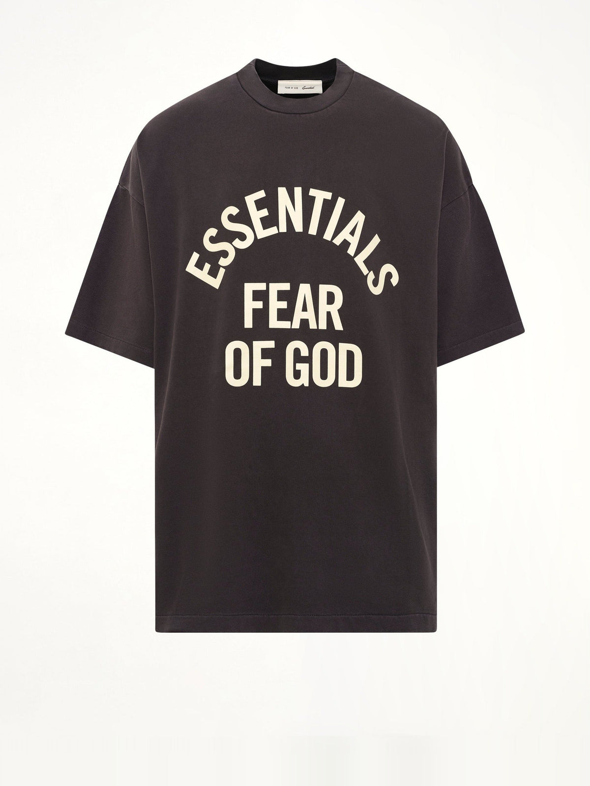 FEAR OF GOD ESSENTIALS Campus 90's Short Sleeve T-Shirt (Black)