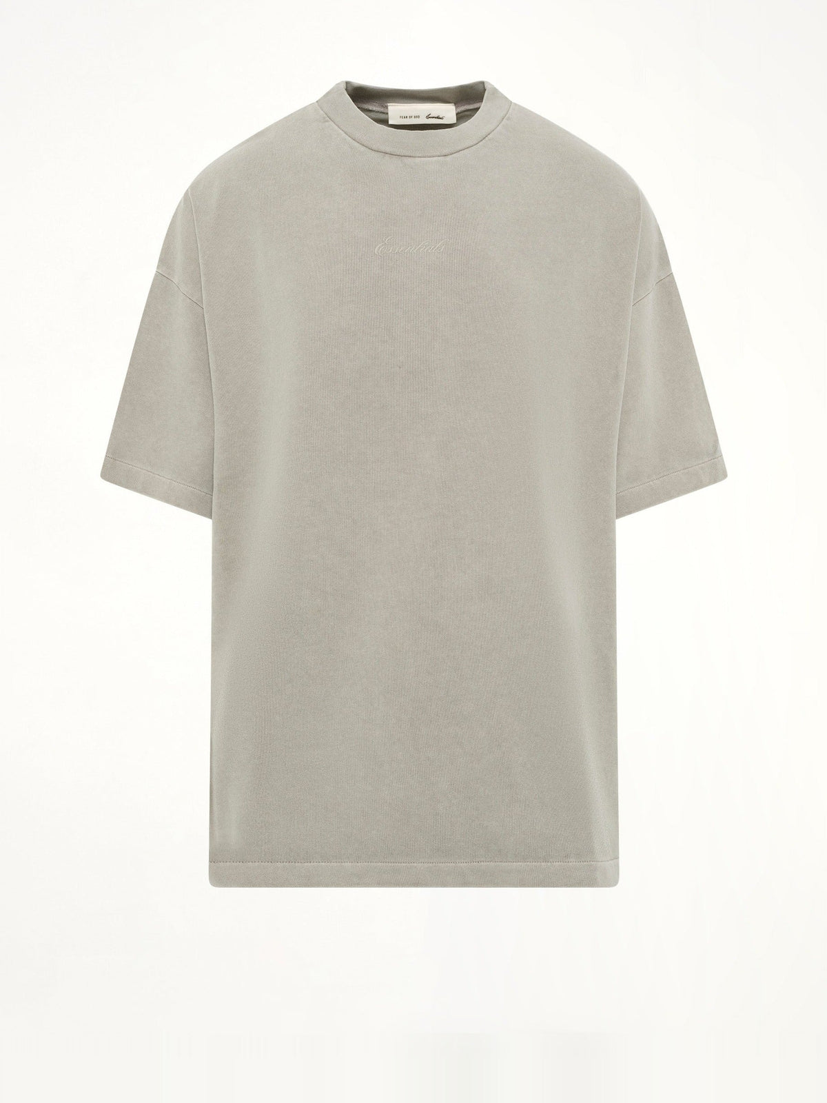 FEAR OF GOD ESSENTIALS Signature 90's Short Sleeve T-Shirt (Grey)