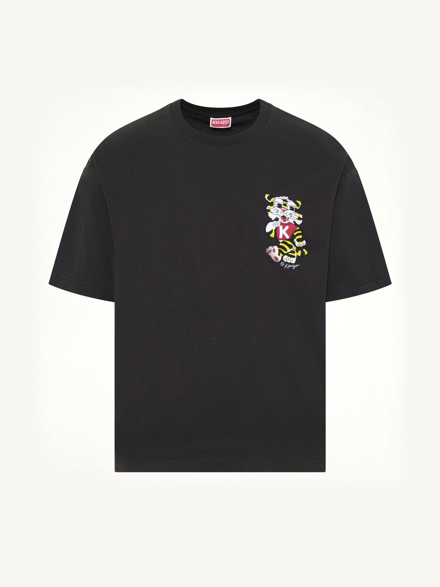 Gots Kenzo Wild Tiger Embroidered Oversize T-Shirt (Black)