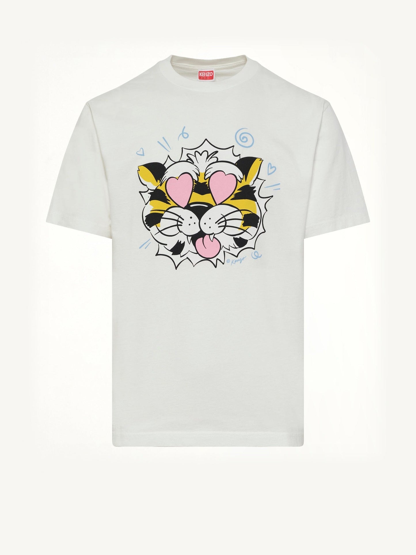 Kenzo Wild Tiger Oversize T-Shirt (White)