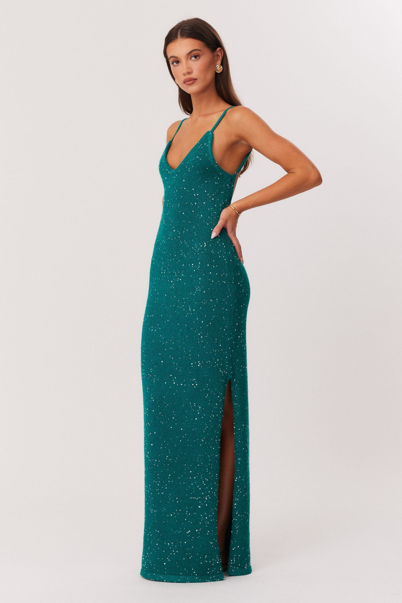 SNDYS AZRENE MAXI DRESS (Teal)