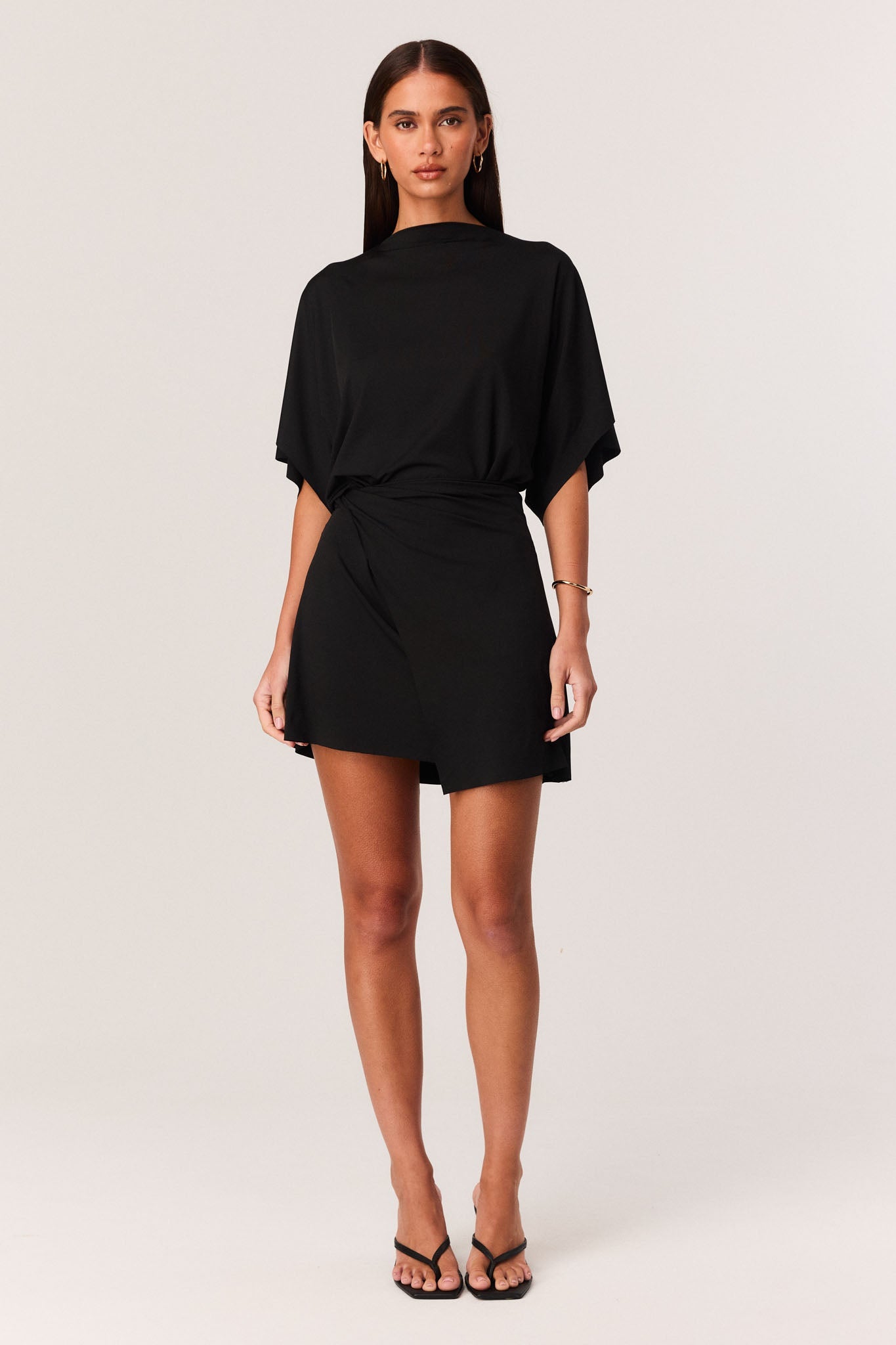 SNDYS CORA MINI DRESS (Black)