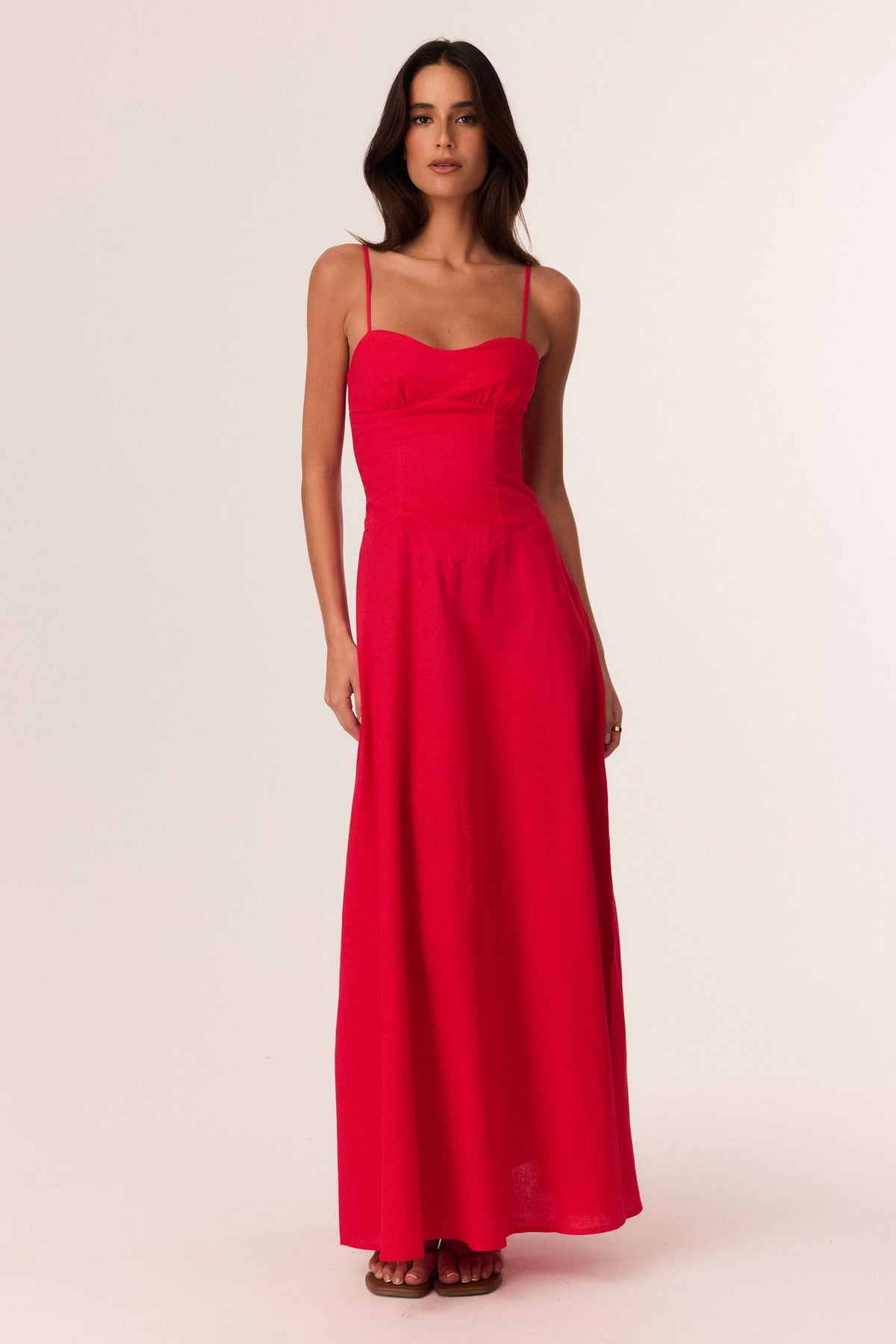 SNDYS TALIA MAXI DRESS (Red)