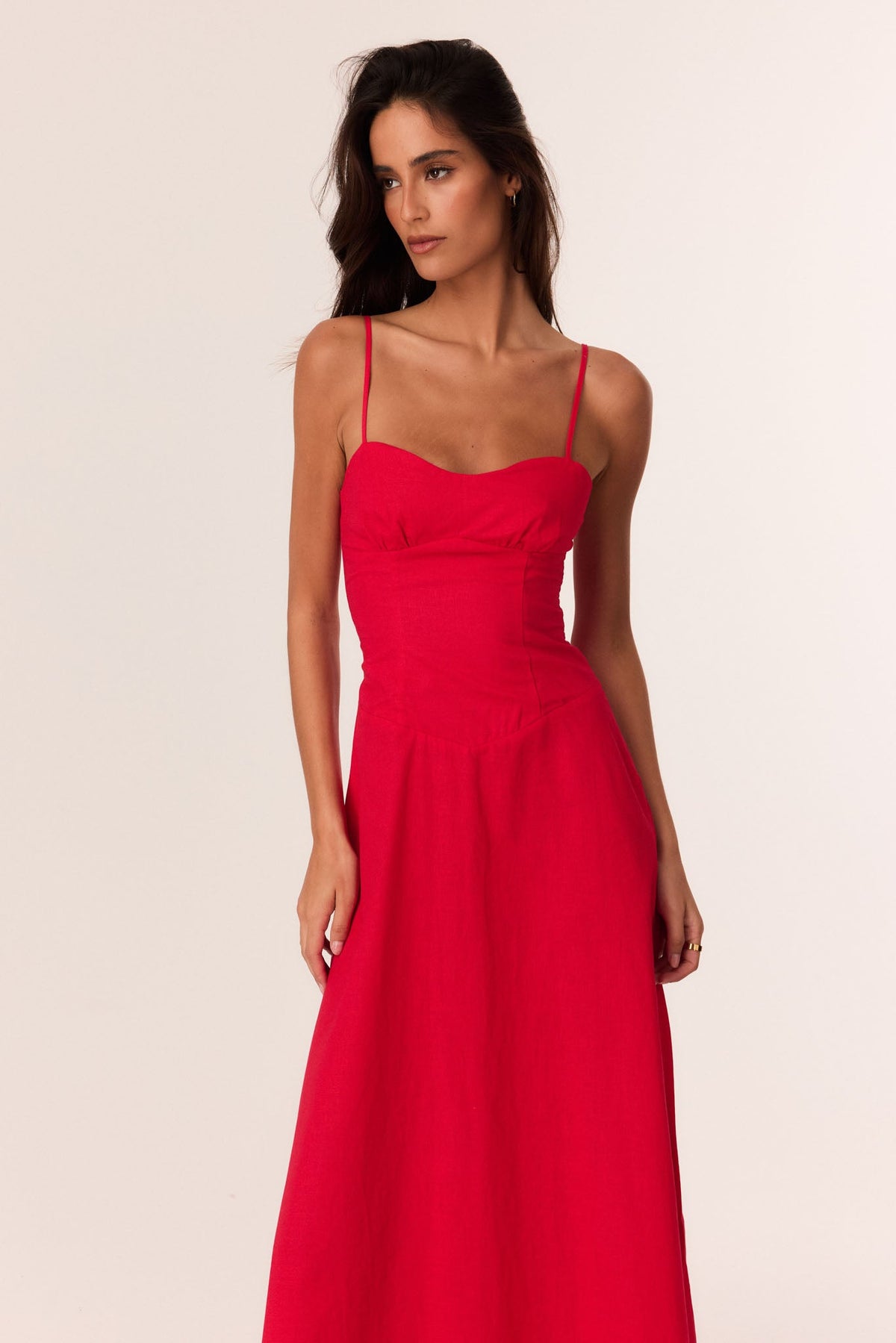 SNDYS TALIA MAXI DRESS (Red)