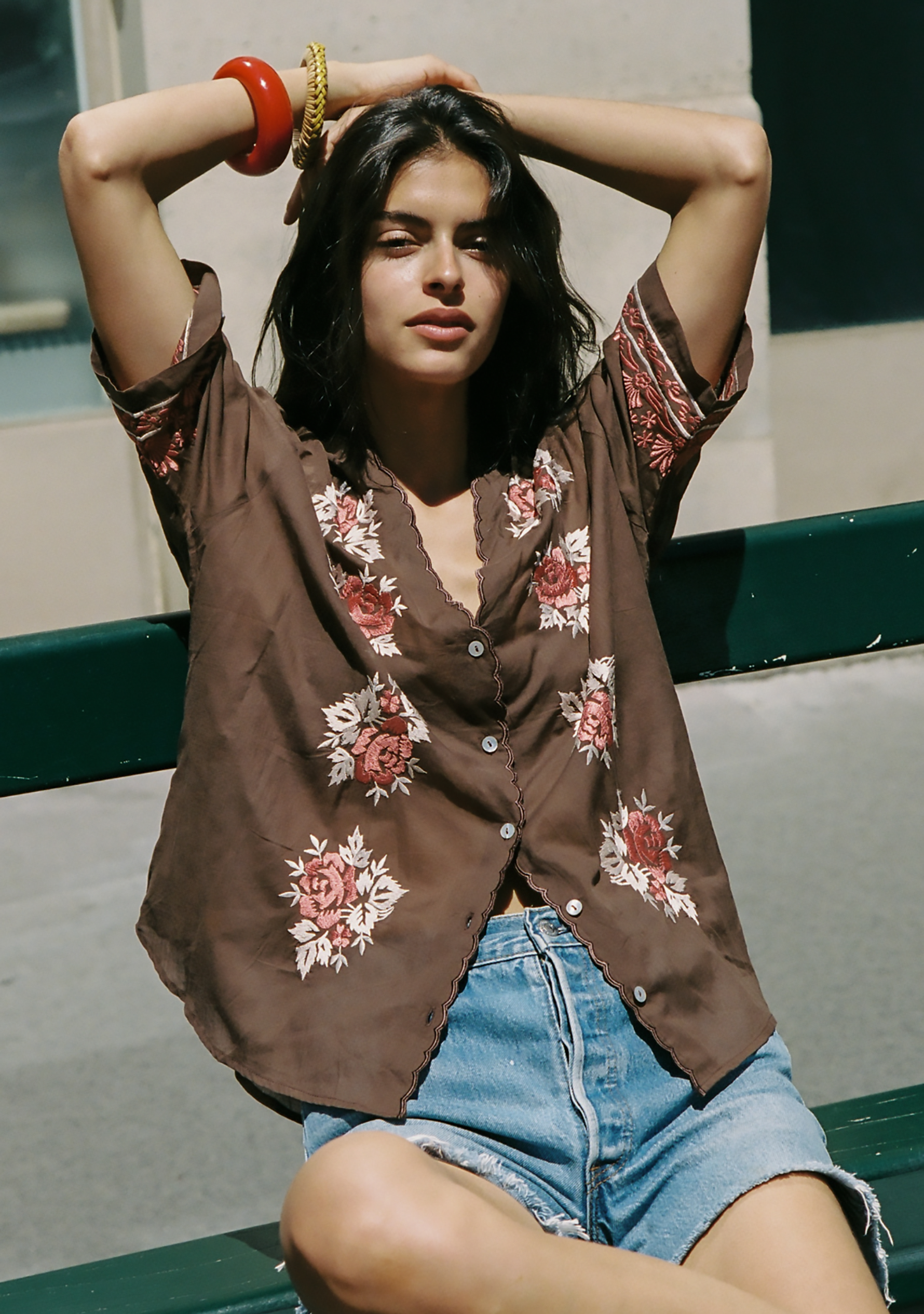 Image of Shirts. Productname: Auguste The Label Rosalie Blouse in Print colour by brand - Auguste The Label