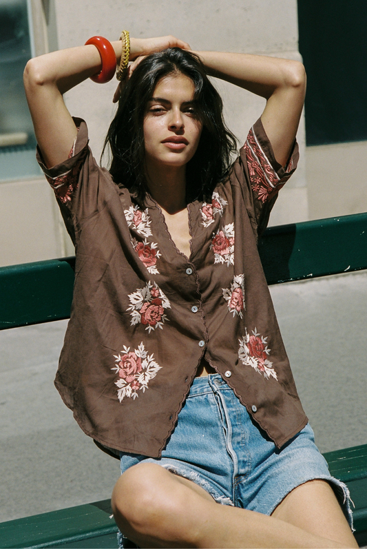 Image of Shirts. Productname: Auguste The Label Rosalie Blouse in Print colour by brand - Auguste The Label