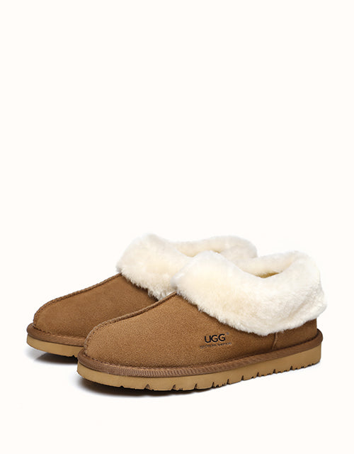 AUSTRALIAN SHEPHERD® Homey Slippers (Chestnut)