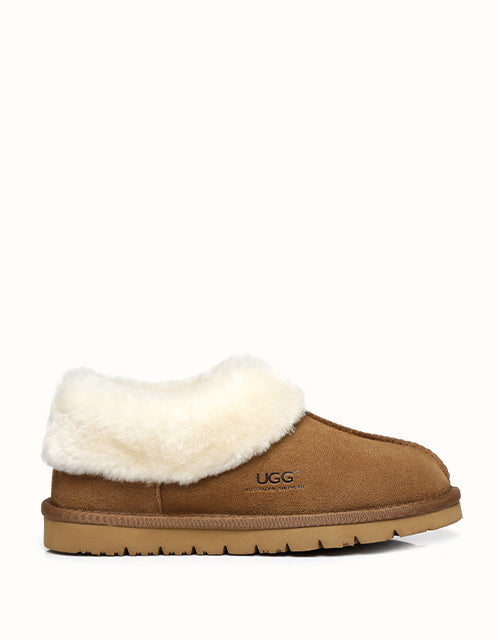 Image of Slippers. Product name - AUSTRALIAN SHEPHERD® Homey Slippers in Chestnut colour by brand - Australian Shepherd