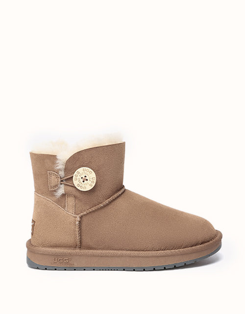 Image of Boots. Product name - AUSTRALIAN SHEPHERD® MINI BUTTON Boots in Chestnut colour by brand - Australian Shepherd