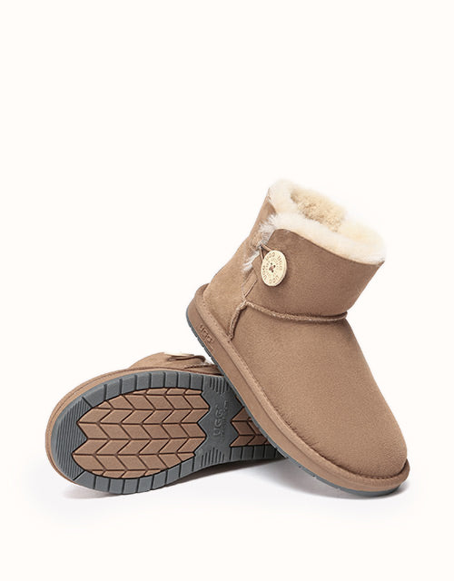 AUSTRALIAN SHEPHERD® MINI BUTTON Boots (Chestnut)