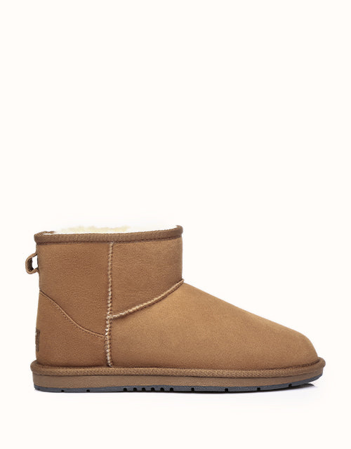 Image of Boots. Product name - AUSTRALIAN SHEPHERD® MINI CLASSIC SUEDE Boots in Chestnut colour by brand - Australian Shepherd
