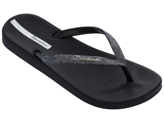Image of Sandals. Product name - Lolita Fem Women's Ipanema BLACK/BLACK GRENDENE in Black/Black colour by brand - IPANEMA