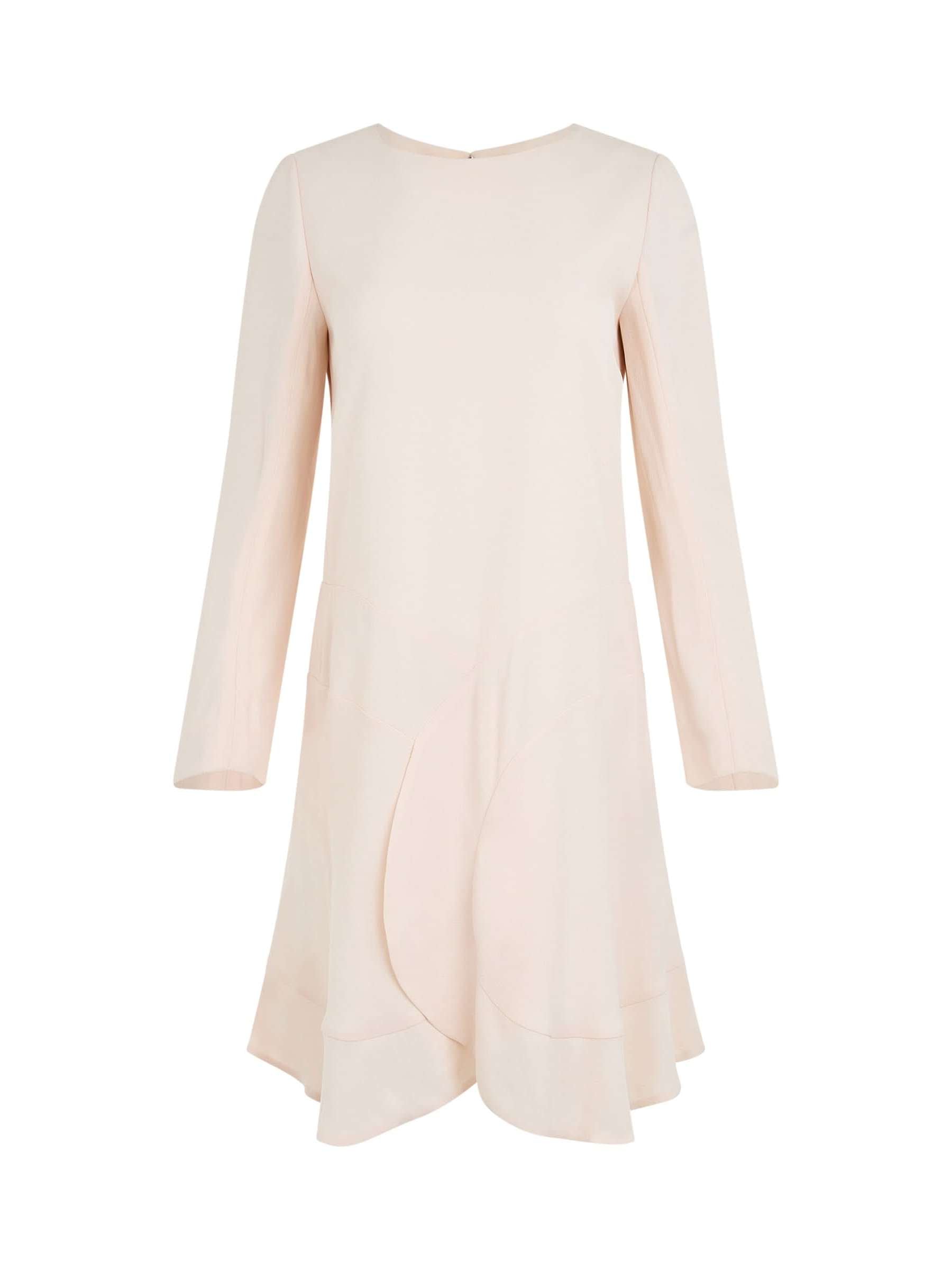 Image of a model wearing Dress. Productname: CHLOE Robe Dress in Nude colour by brand - CHLOE