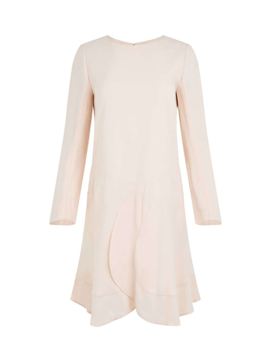 Image of a model wearing Dress. Productname: CHLOE Robe Dress in Nude colour by brand - CHLOE