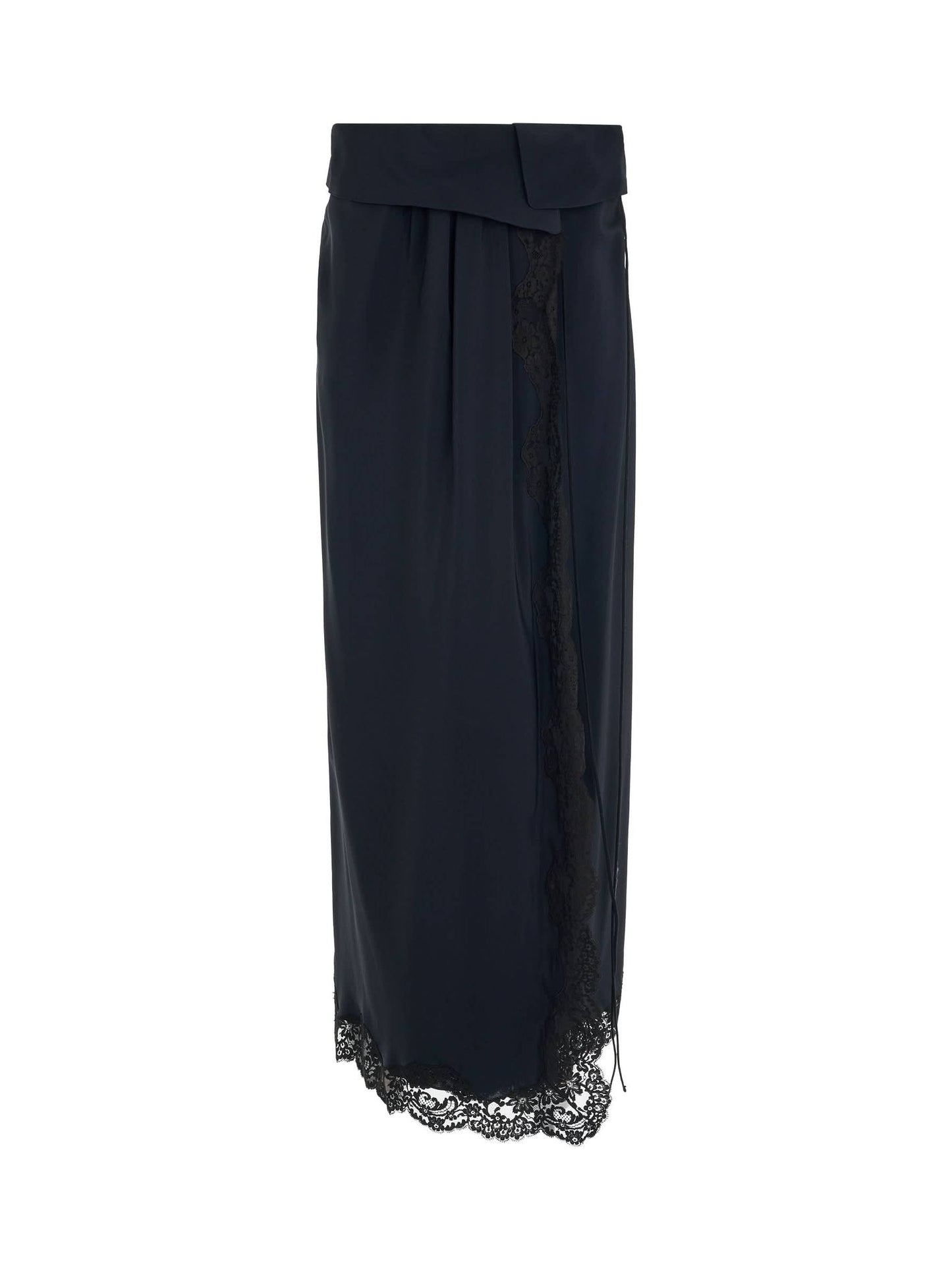 Image of a model wearing Skirts. Productname: CHLOE Jupe Skirt in Blue colour by brand - CHLOE