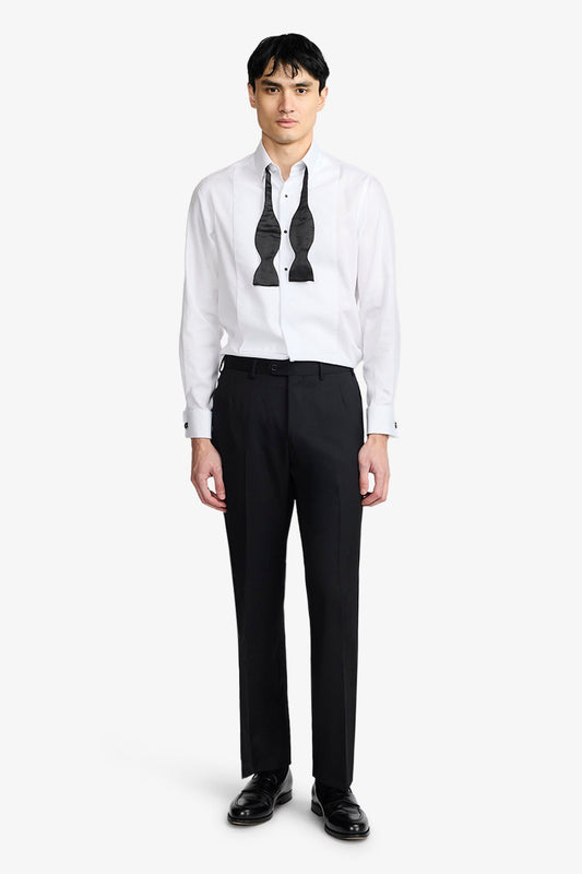 Image of Dresses. Product name - Grant White Dress Shirt in White colour by brand - Anthony Squires