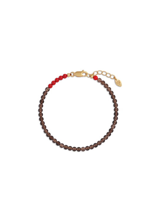 Image of Accessories. Productname: Auguste The Label Amulet Gemstone Bracelet in Print colour by brand - Auguste The Label