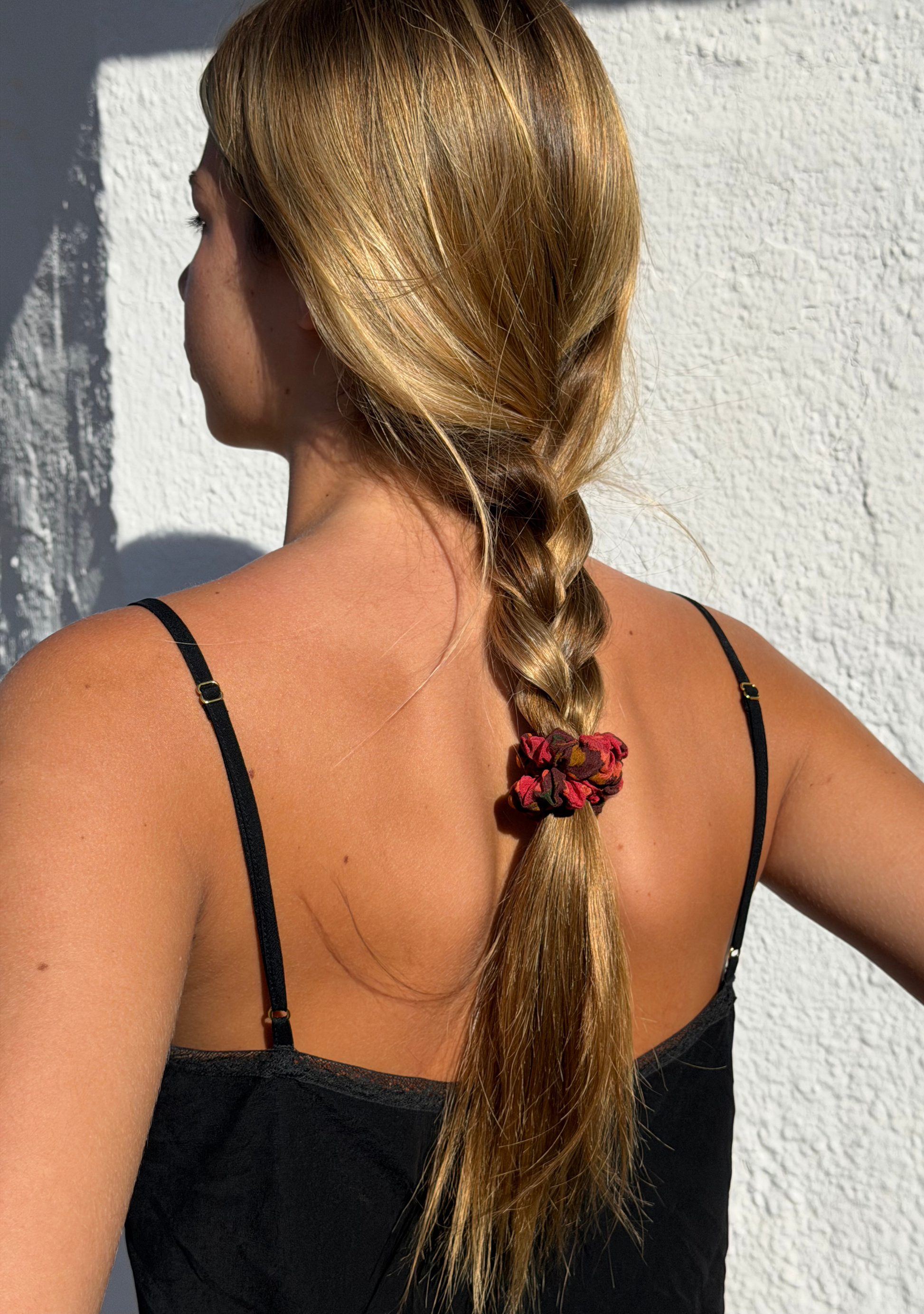 Image of Accessories. Productname: Auguste The Label Petite Scrunchie - Rosella in Print colour by brand - Auguste The Label