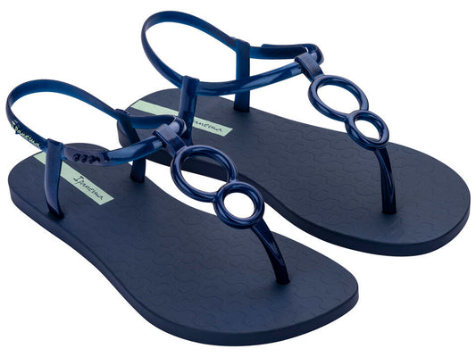 Image of Sandals. Product name - Class Easy Women's Ipanema PEARL BLUE GRENDENE in Pearl Blue colour by brand - IPANEMA