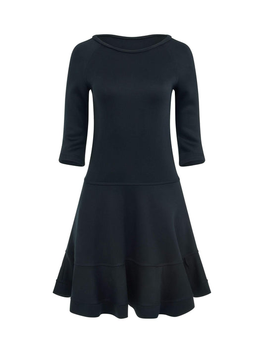 Image of a model wearing Dress. Productname: CHLOE Dress in Navy colour by brand - CHLOE